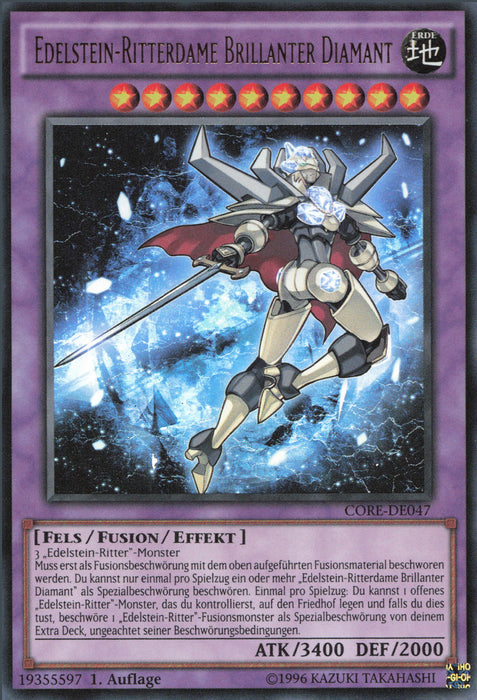 Edelstein-Ritterdame Brillanter Diamant CORE-DE047 Ultra Rare