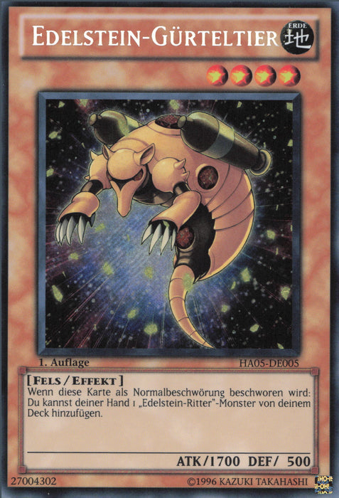 Edelstein-Gürteltier HA05-DE005 Secret Rare