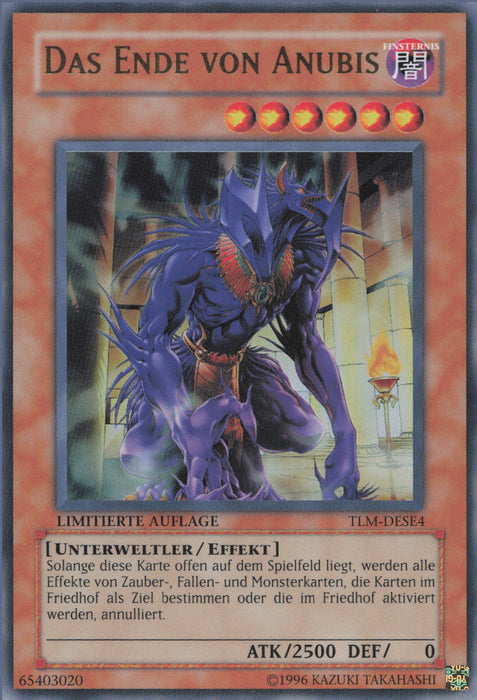 Das Ende Von Anubis TLM-DESE4 Ultra Rare