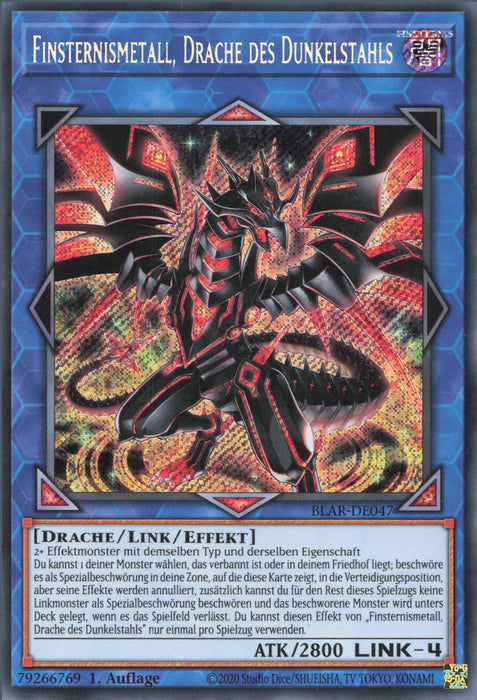 Finsternismetall, Drache des Dunkelstahls BLAR-DE047 Secret Rare