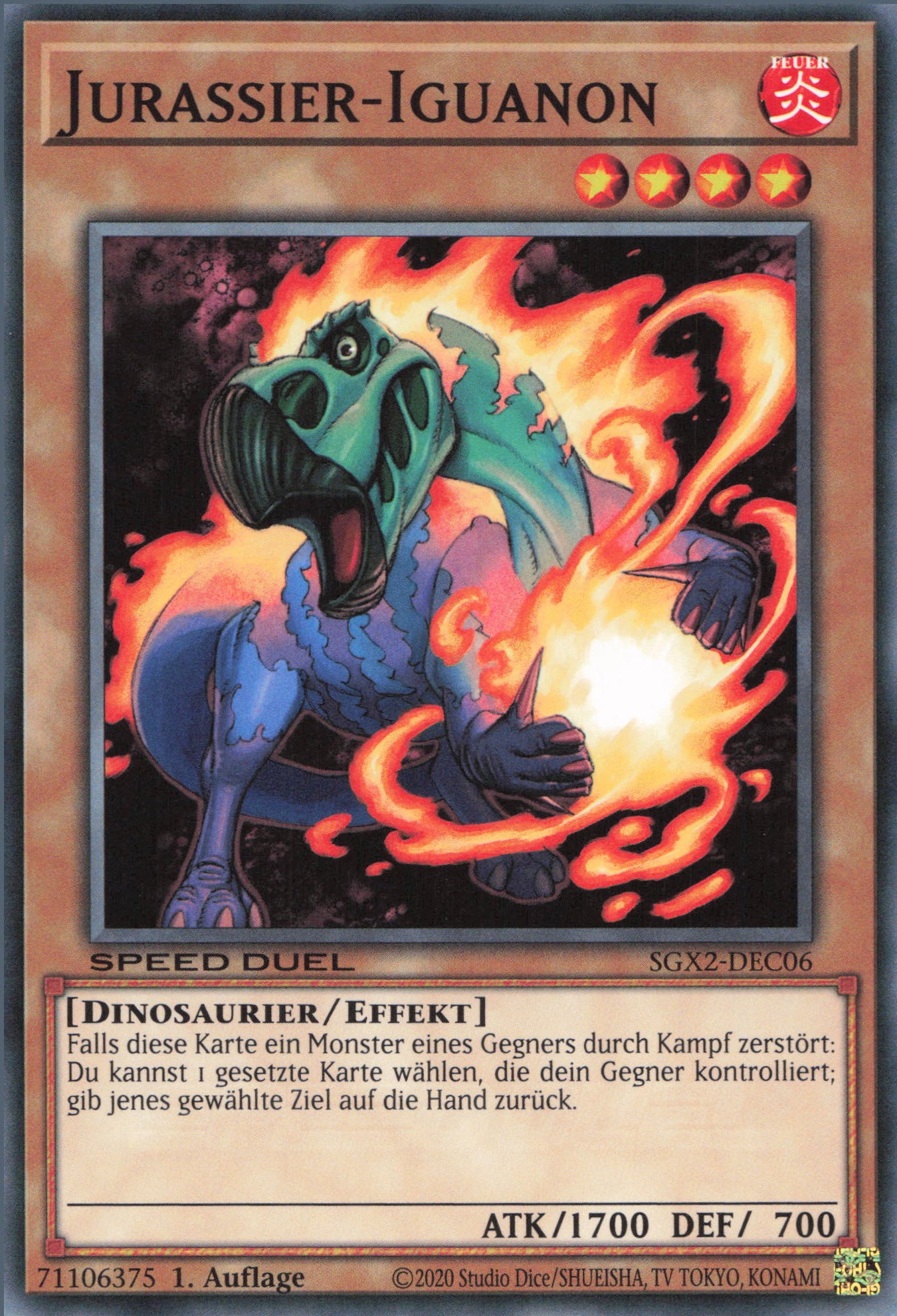 Yu-Gi-Oh! Jurassier-Iguanon