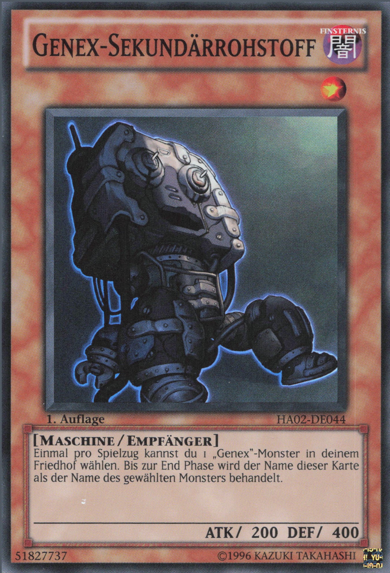 Yu-Gi-Oh! Genex-Sekundärrohstoff