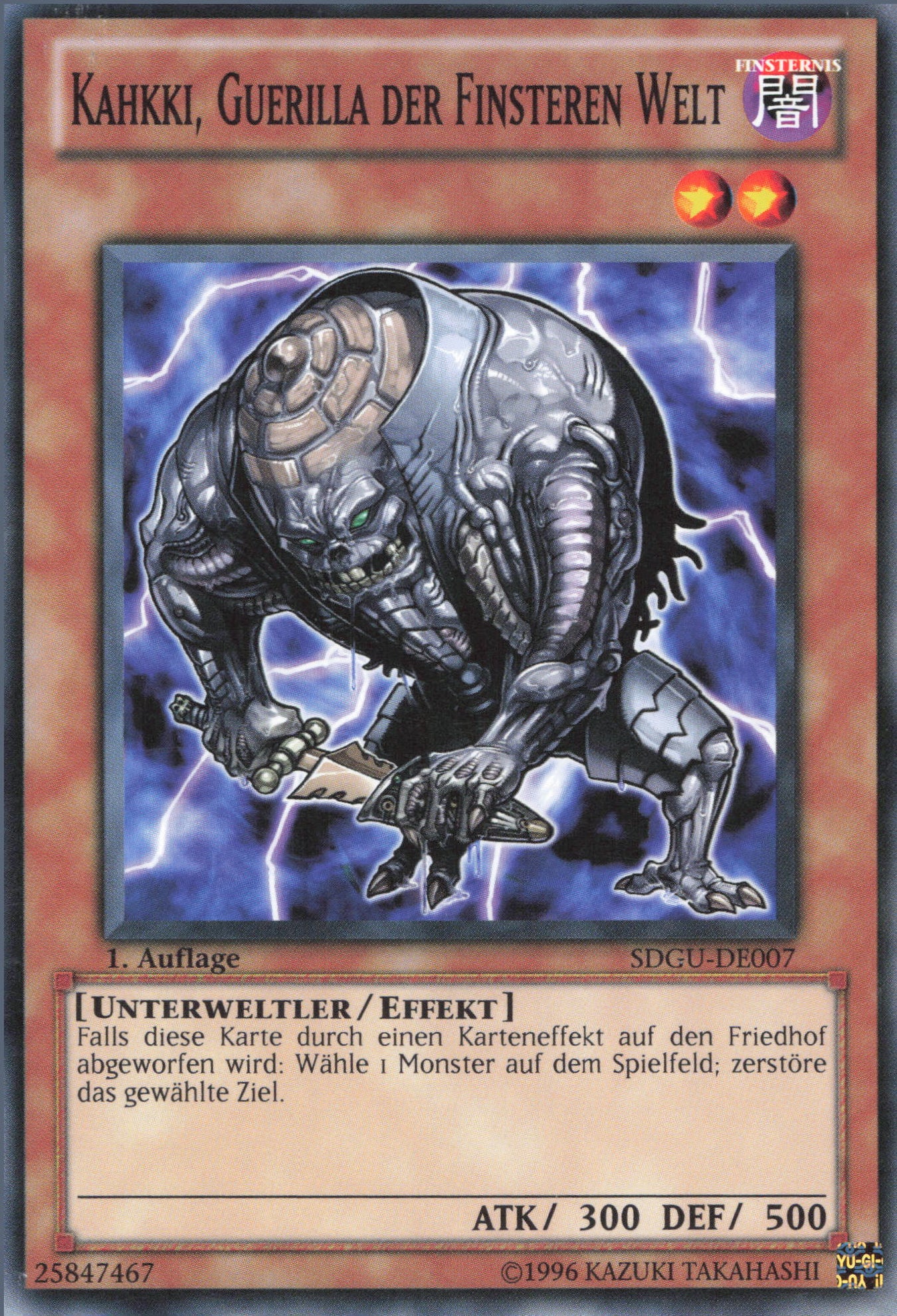 Yu-Gi-Oh! Kahkki, Guerilla der Finsteren Welt