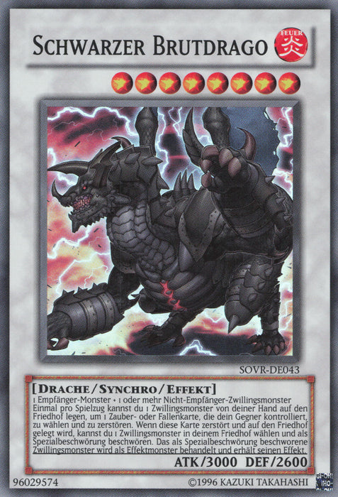 Schwarzer Brutdrago SOVR-DE043 Super Rare