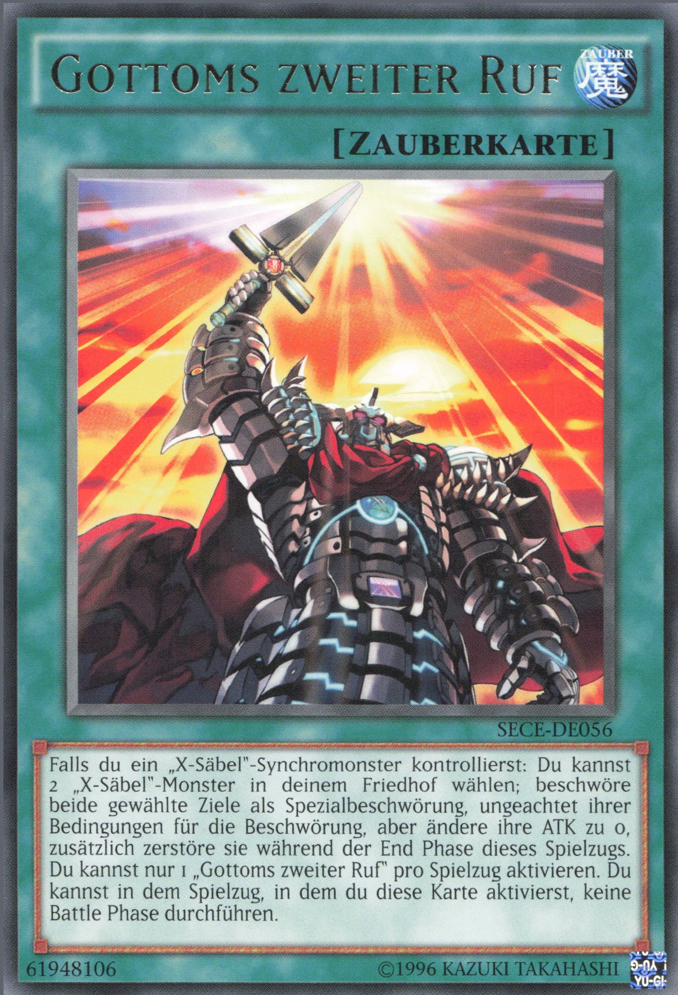 Yu-Gi-Oh! Gottoms zweiter Ruf