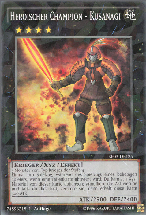 Heroischer Champion - Kusanagi BP03-DE125 Shatterfoil