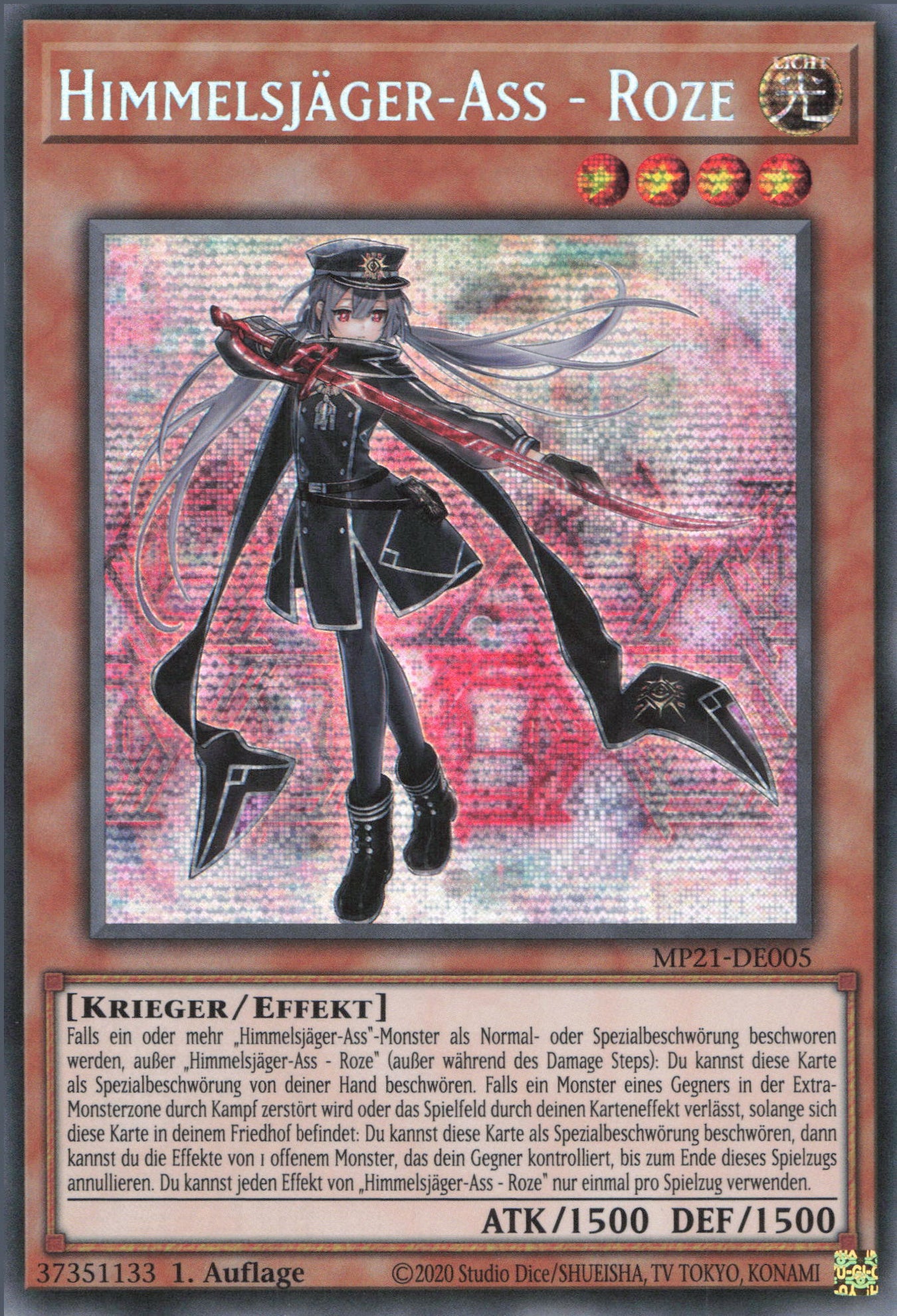 Yu-Gi-Oh! Himmelsjäger-Ass - Roze