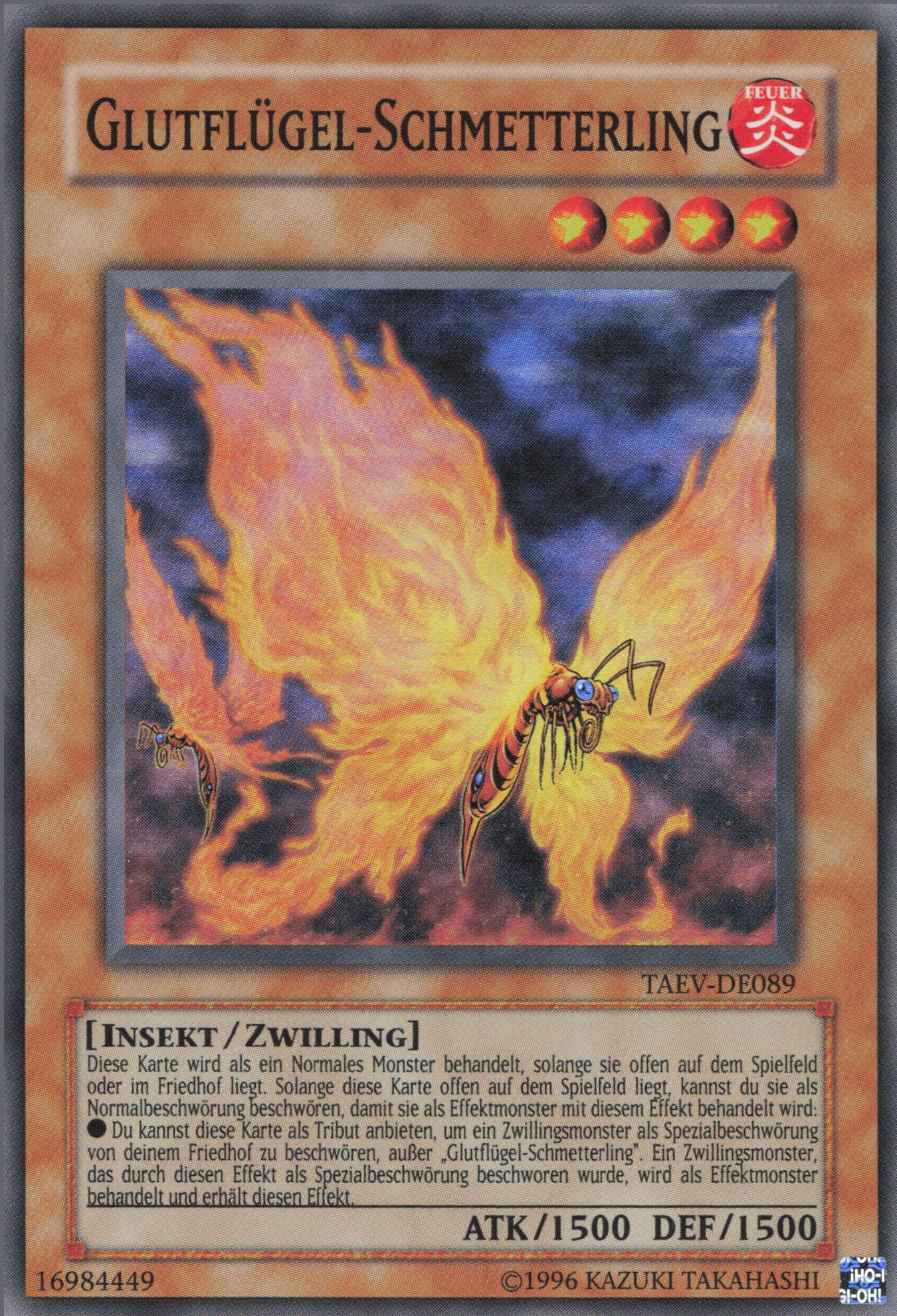Yu-Gi-Oh! Glutflügel-Schmetterling (V.1)