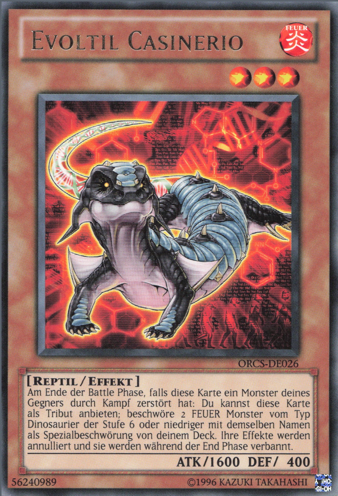 Yu-Gi-Oh! Evoltil Casinerio