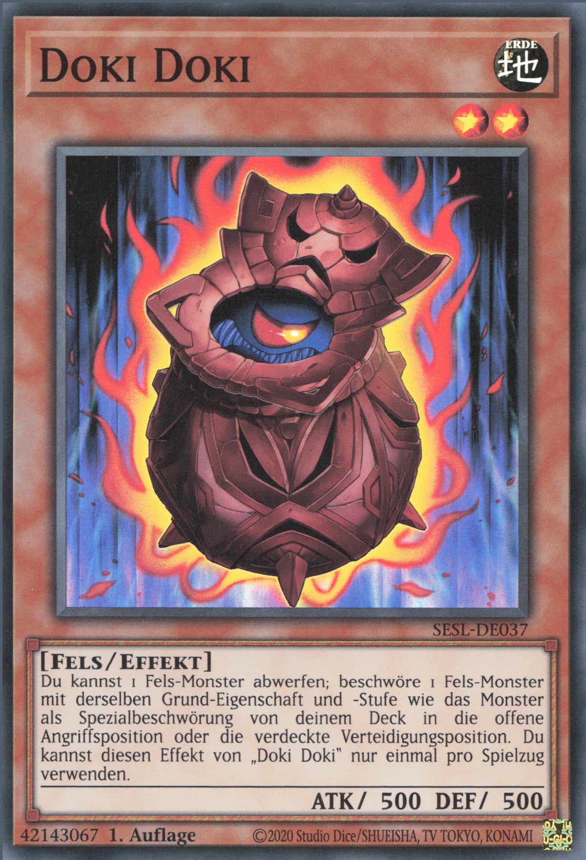 Yu-Gi-Oh K9-X Werewolf Super Rare - Deutsche 1. Auflage Sammelkarte