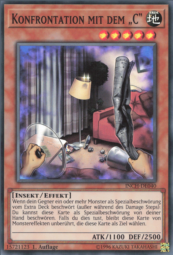 YU-GI-OH! Karte „Kontakt C“ – Common, Deutsch, Inkl. Ultrapro Toploader (Schutzhülle)