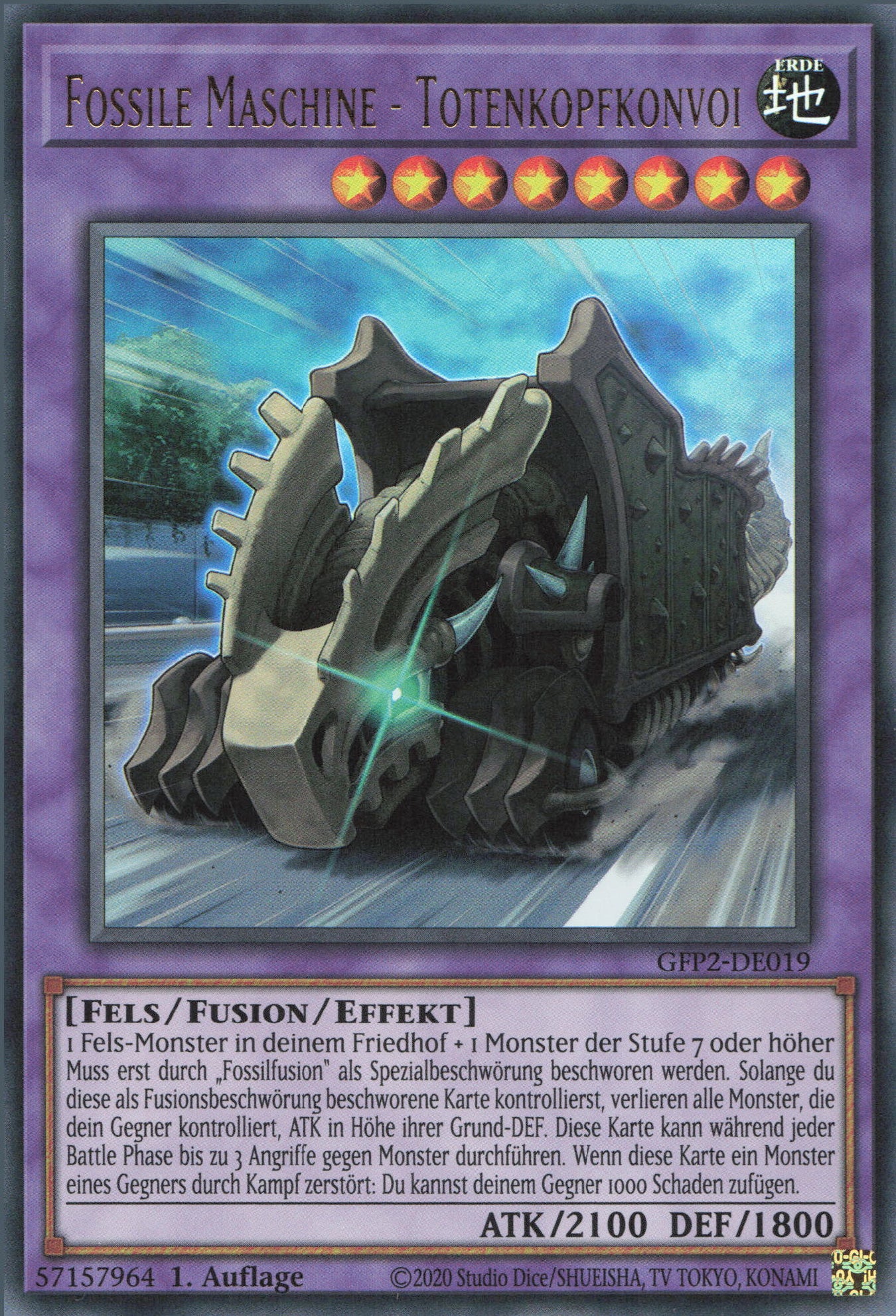 Yu-Gi-Oh! Fossile Maschine - Totenkopfkonvoi