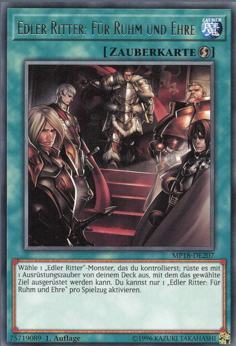 Edler Ritter: Für Ruhm und Ehre MP18-DE207 Rare