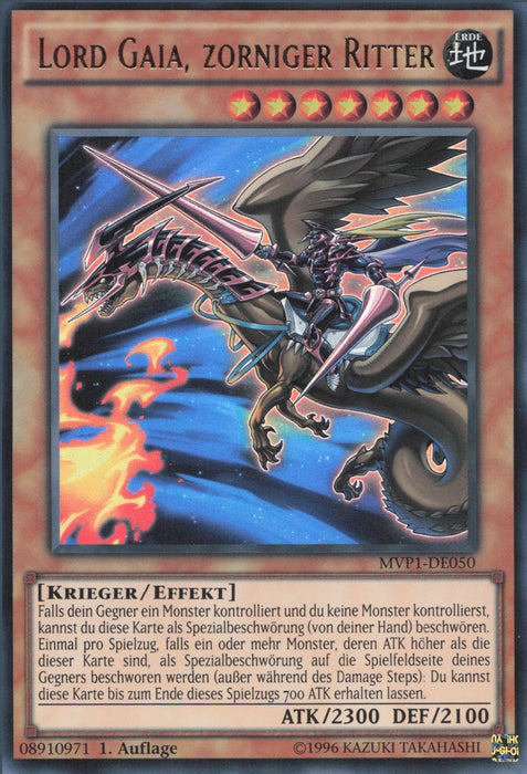 Lord Gaia, zorniger Ritter (V.1) MVP1-DE050 Ultra Rare