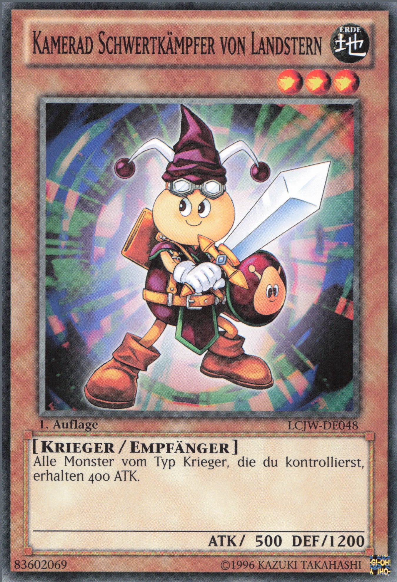 Yu-Gi-Oh! Kamerad Schwertkämpfer von Landstern