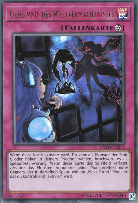 Geheimnis des Weltvermächtnisses EXFO-DE072 Ultra Rare