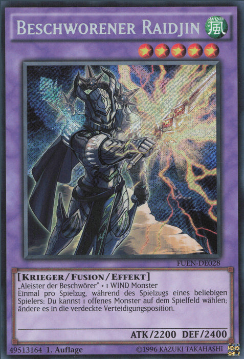 Beschworener Raidjin FUEN-DE028 Secret Rare