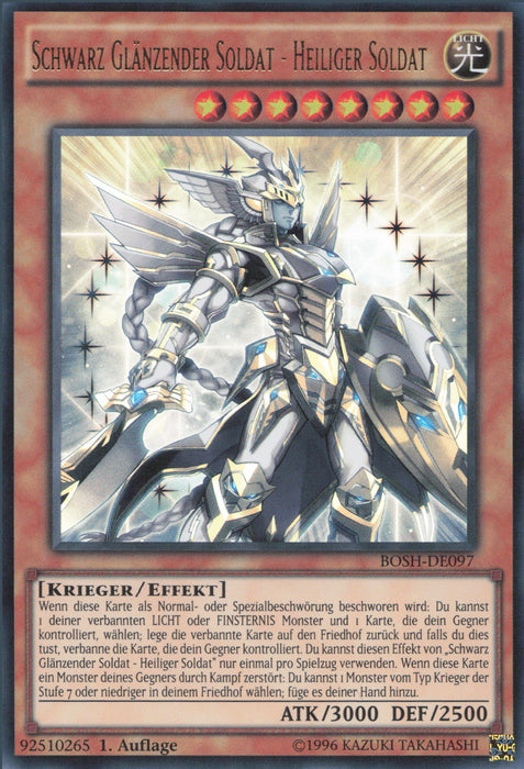 Schwarz Glänzender Soldat - Heiliger Soldat BOSH-DE097 Ultra Rare