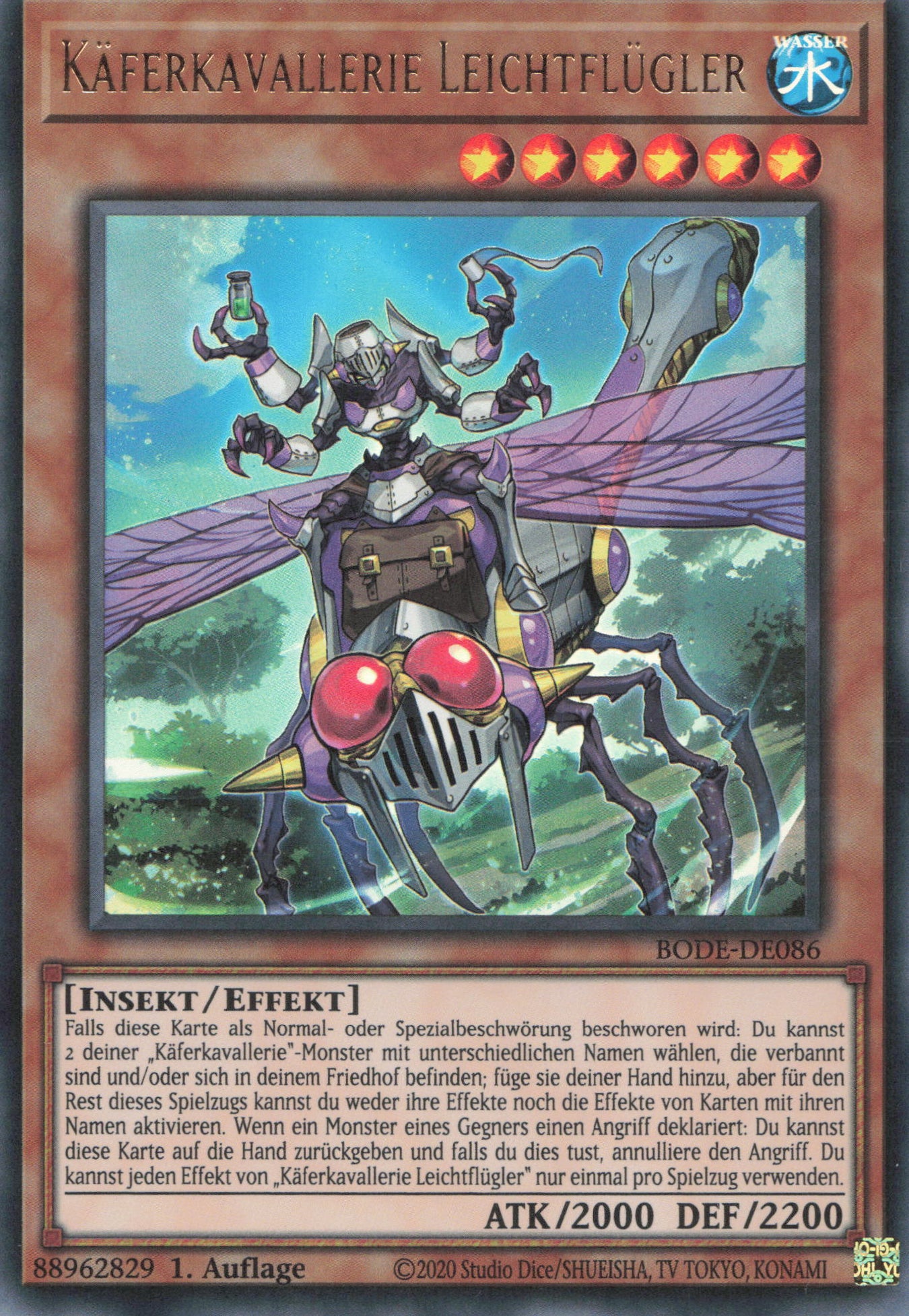 Yu-Gi-Oh! Käferkavallerie Leichtflügler