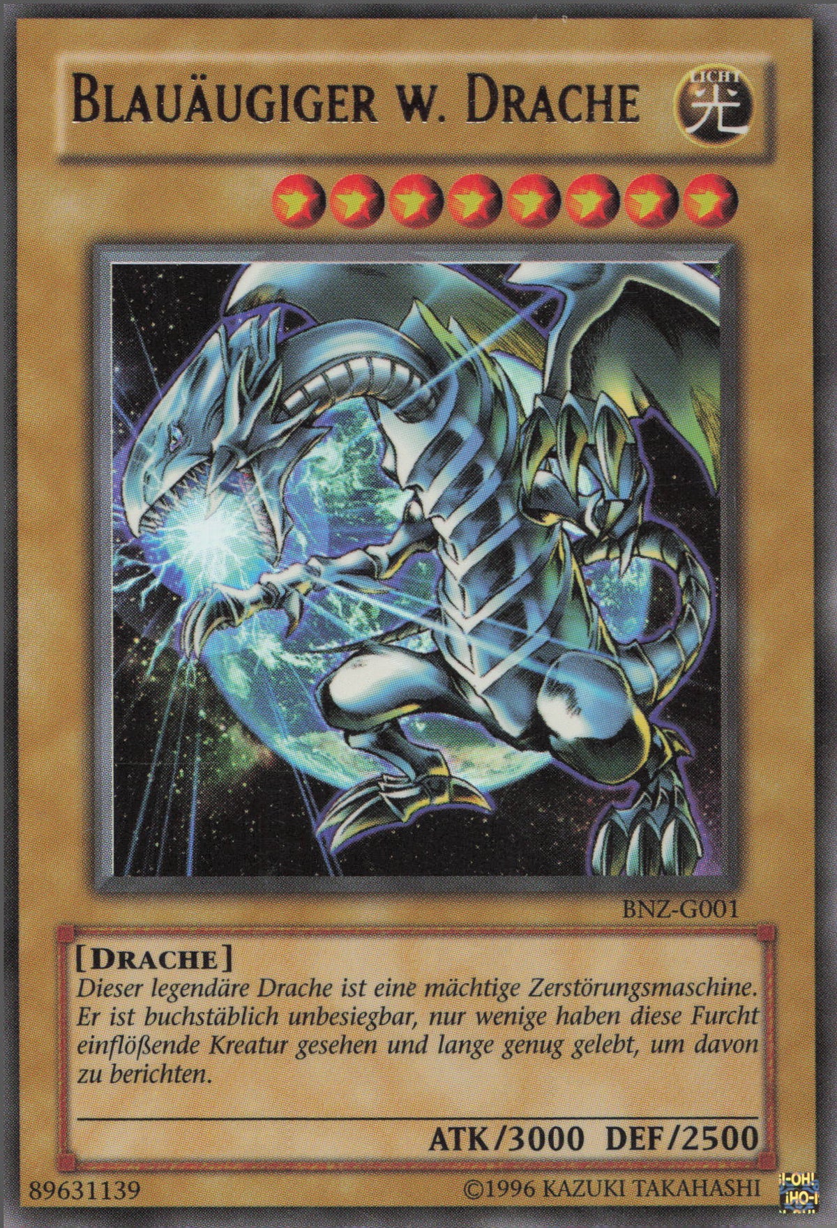 Yugioh Blauäugiger w. Drache BNZ-DE001 Ultra Rare Deutsch kaufen