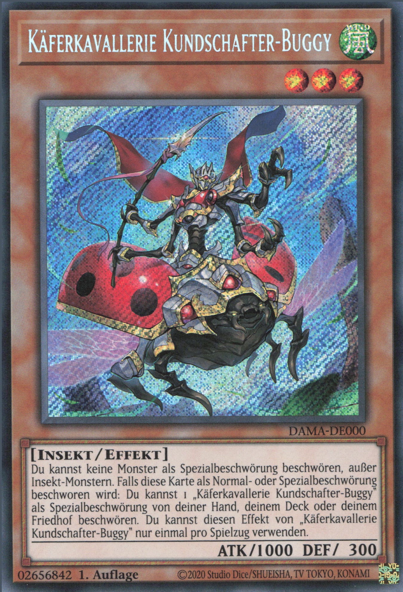 Yu-Gi-Oh! Käferkavallerie Kundschafter-Buggy
