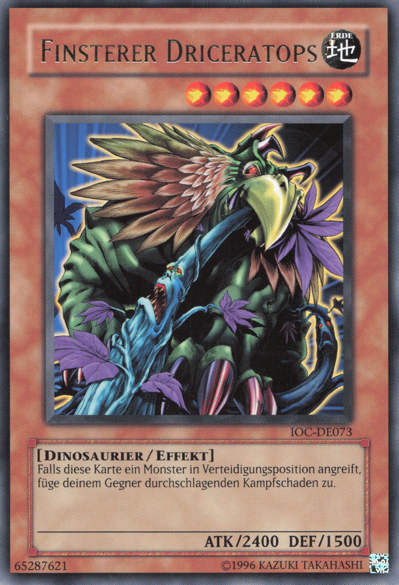 Yu-Gi-Oh! Finsterer Driceratops (V.1)