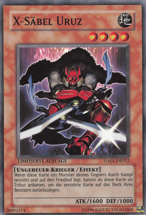 X-Säbel Uruz HA01-DE012 Super Rare