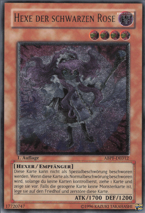 Hexe der schwarzen Rose (V.2) ABPF-DE012 Ultimate Rare