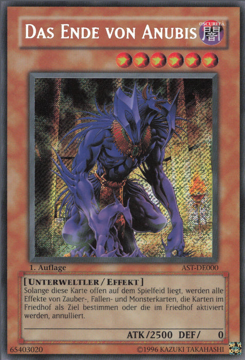 Das Ende Von Anubis AST-DE000 Secret Rare