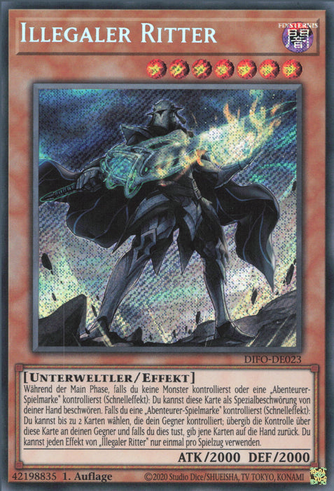 Illegaler Ritter DIFO-DE023 Secret Rare