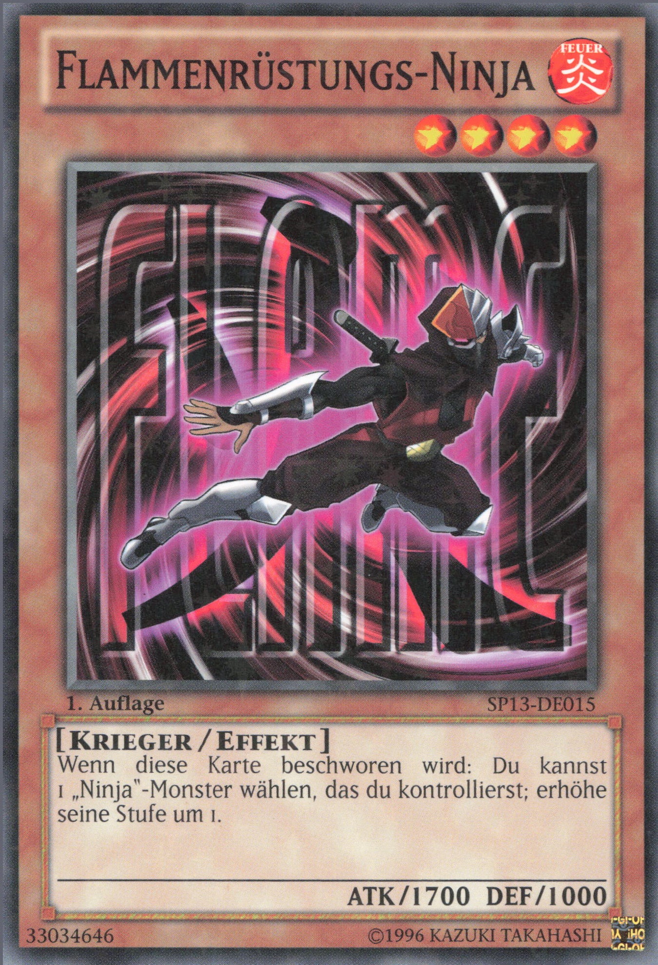 Yu-Gi-Oh! Flammenrüstungs-Ninja