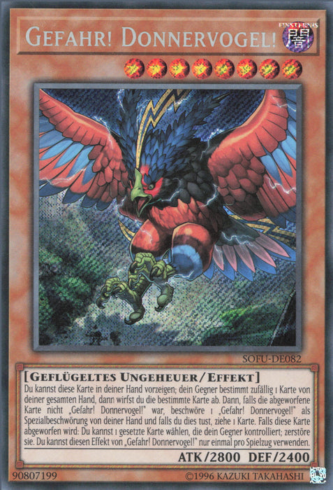 Gefahr! Donnervogel! SOFU-DE082 Secret Rare