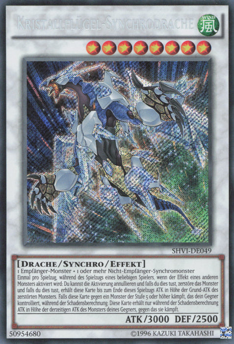 Kristallflügel-Synchrodrache SHVI-DE049 Secret Rare