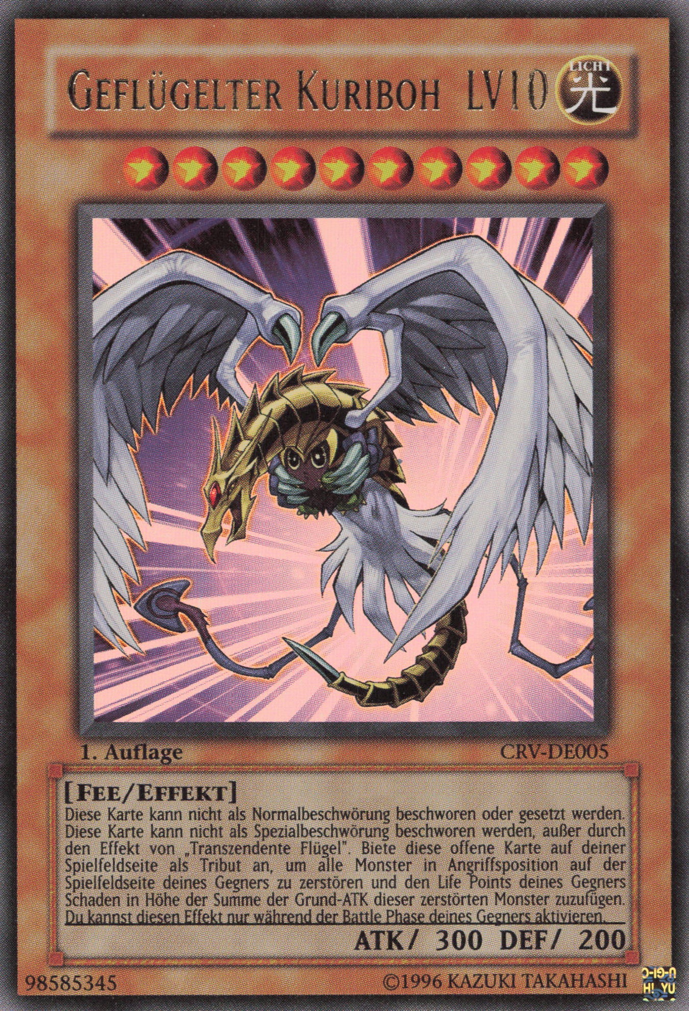 Yu-Gi-Oh! Geflügelter Kuriboh LV10 (V.1)