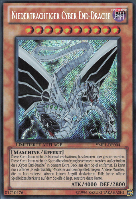 Niederträchtiger Cyber End-Drache YMP1-DE004 Secret Rare