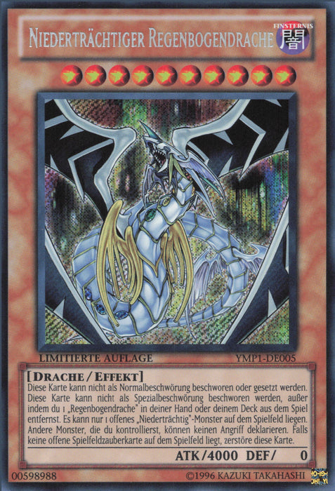 Niederträchtiger Regenbogendrache YMP1-DE005 Secret Rare