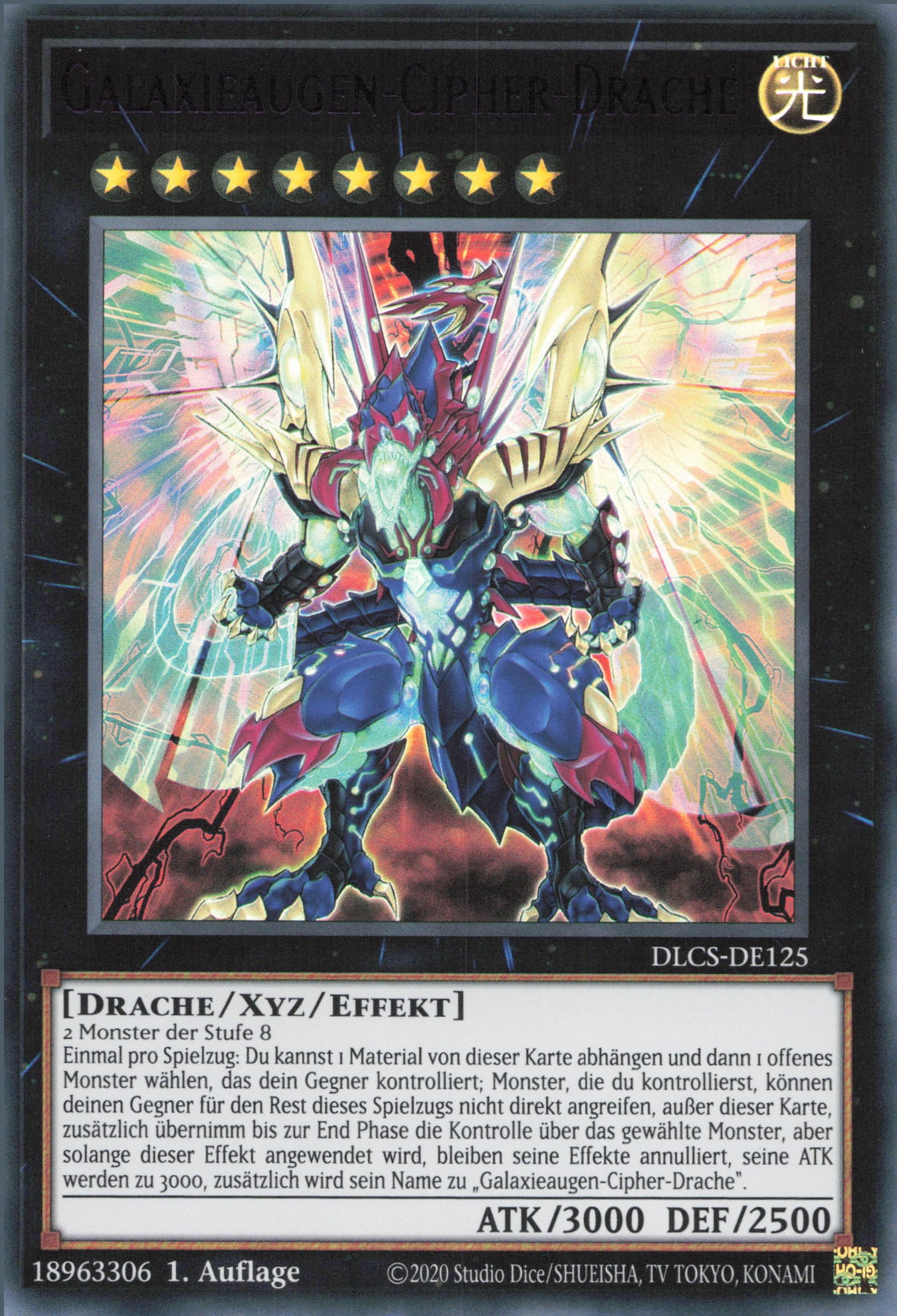Yu-Gi-Oh! Galaxieaugen-Cipher-Drache (V.4)