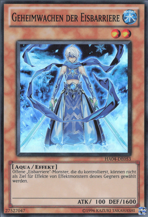 Geheimwachen der Eisbarriere HA04-DE053 Super Rare