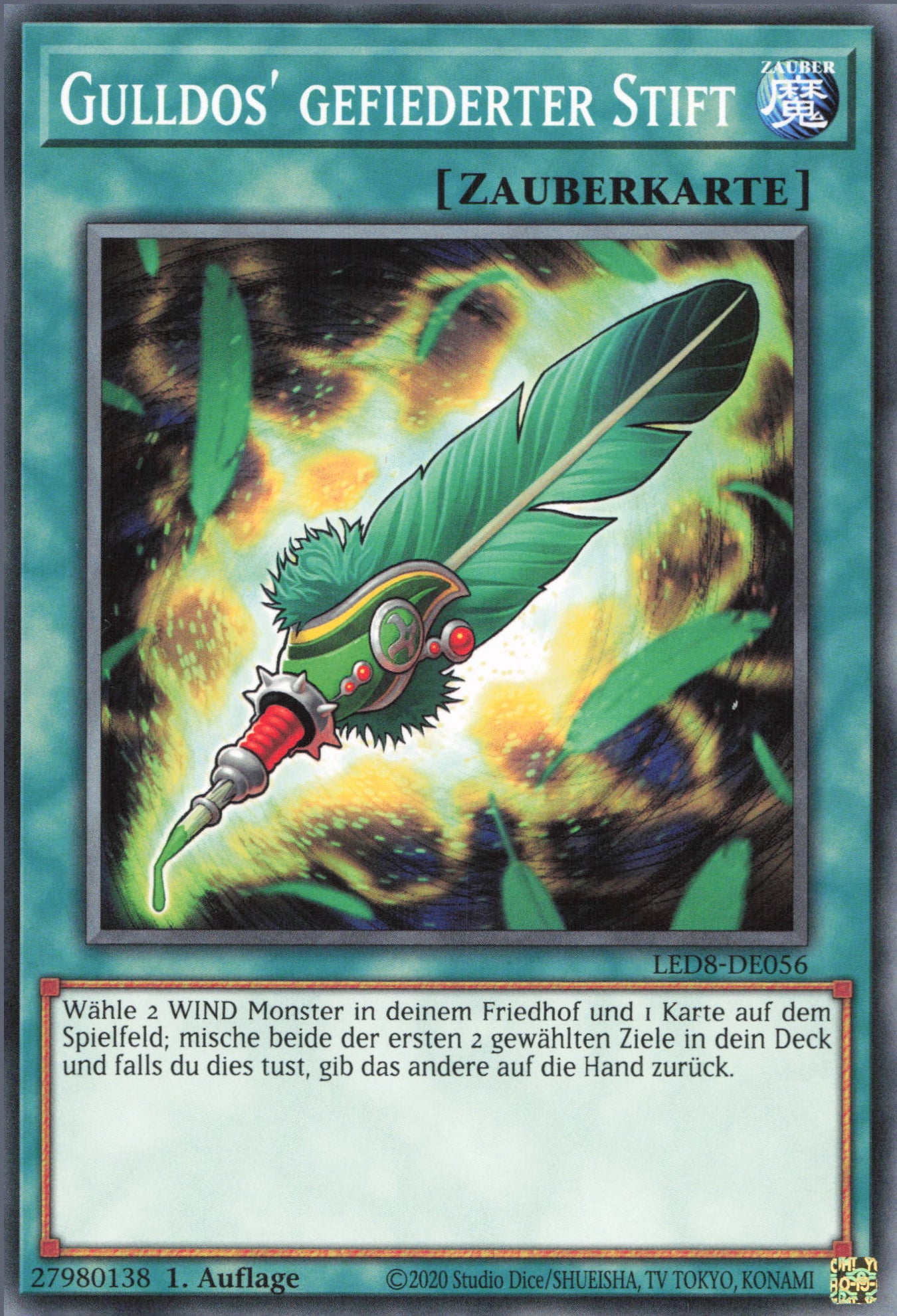 Yu-Gi-Oh! Gulldos' gefiederter Stift
