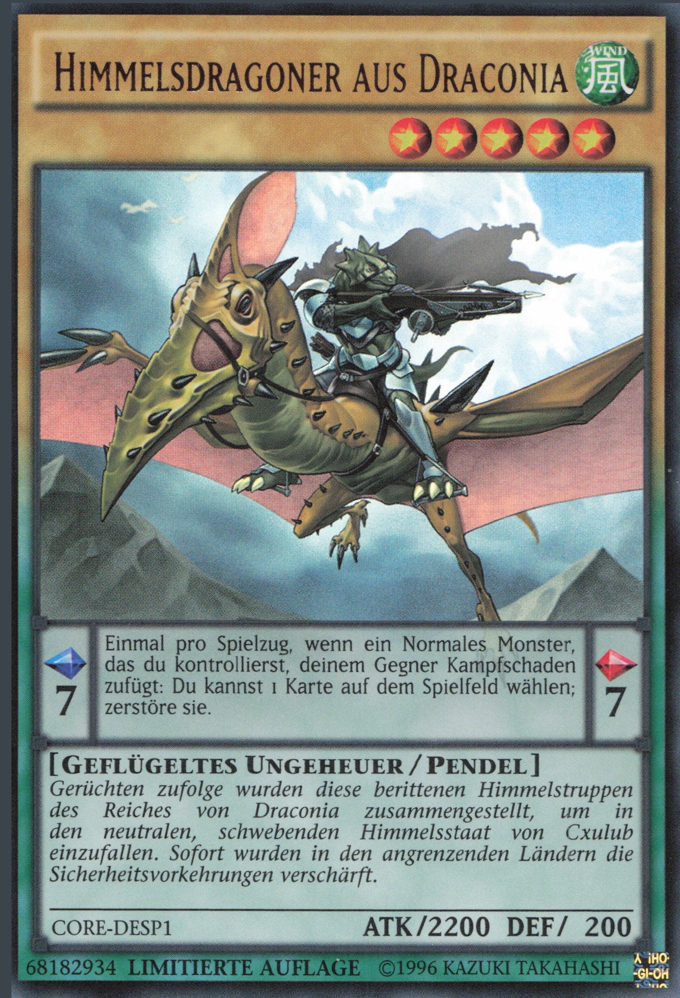 Yu-Gi-Oh! Himmelsdragoner aus Draconia