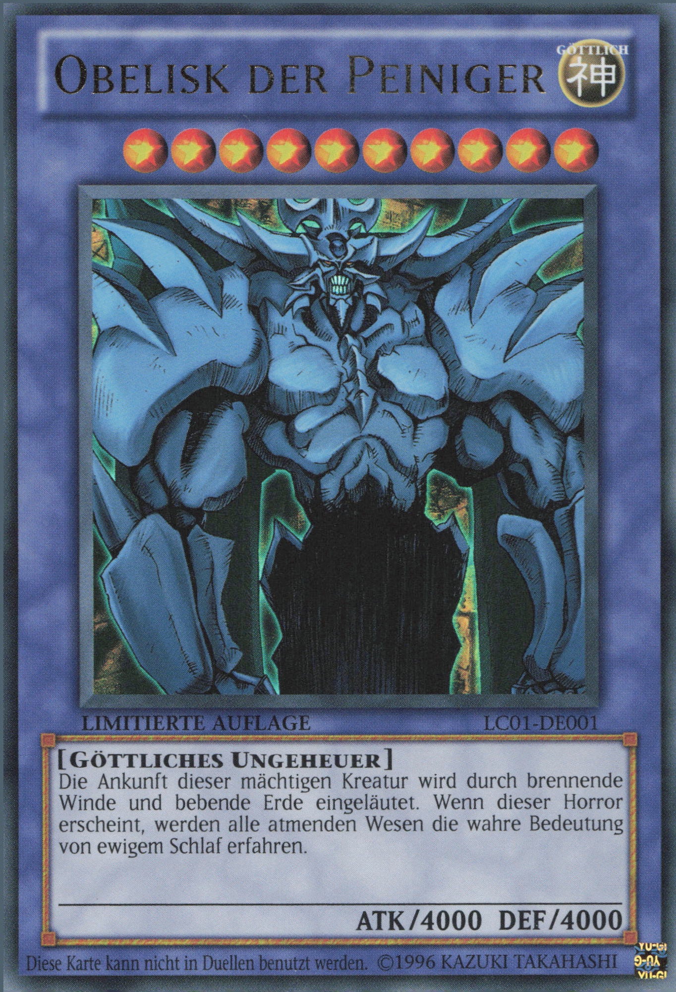 Produktbild von Obelisk Der Peiniger Ultimate Rare QCCP-JP199 Yugioh Japanisch NM
