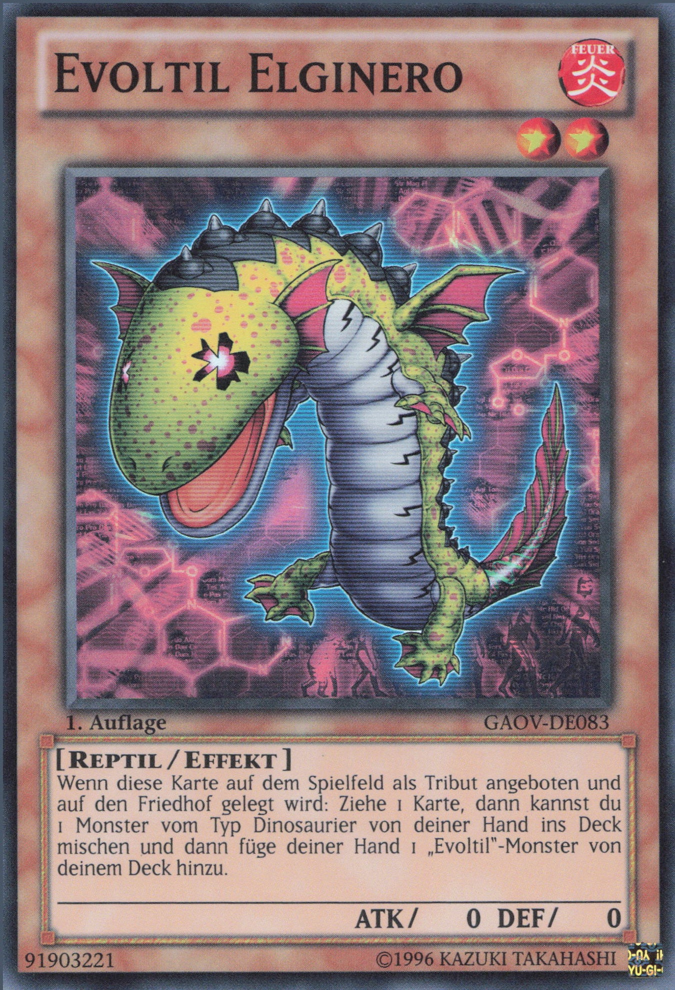 Yu-Gi-Oh! Evoltil Elginero