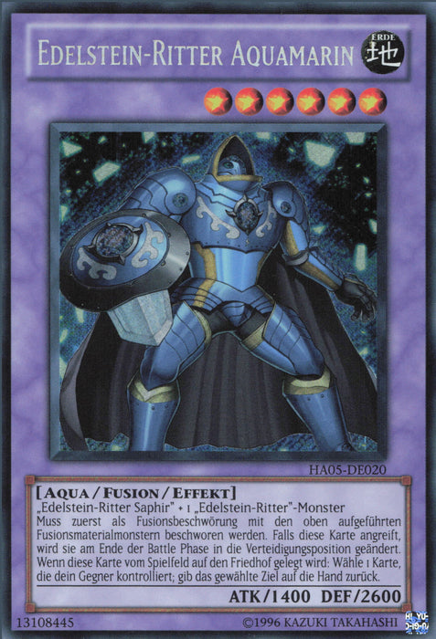 Edelstein-Ritter Aquamarin HA05-DE020 Secret Rare