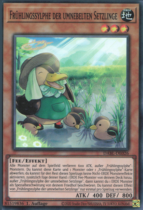 Frühlingssylphe der umnebelten Setzlinge DABL-DE026 Super Rare