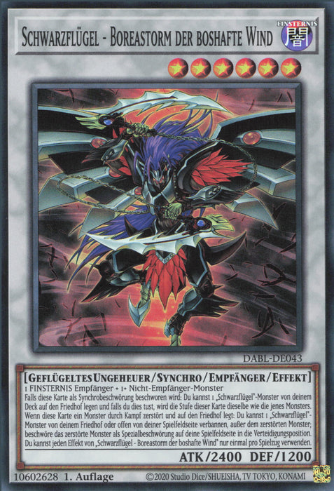 Schwarzflügel - Boreastorm der boshafte Wind DABL-DE043 Super Rare