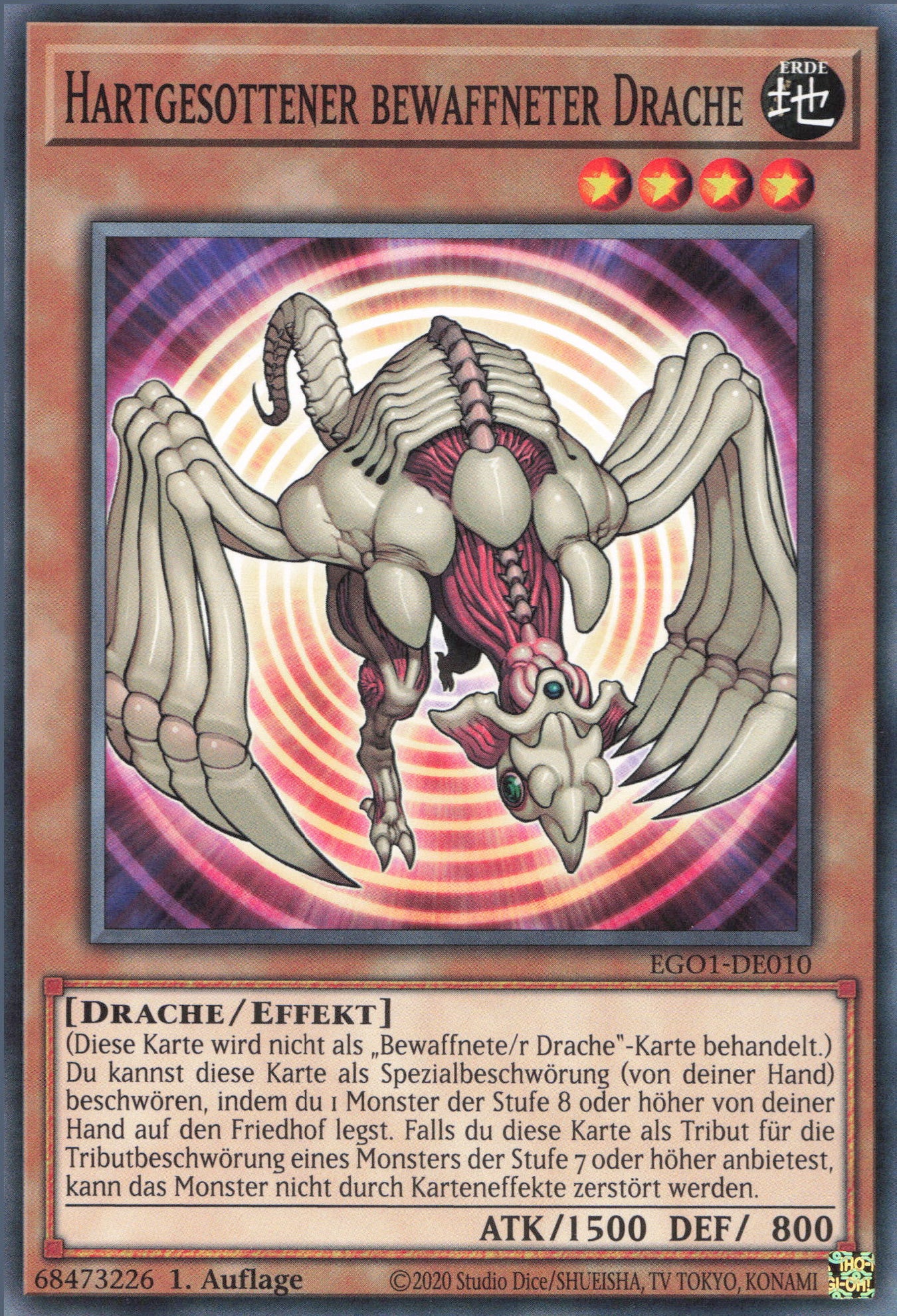Yu-Gi-Oh! Hartgesottener bewaffneter Drache
