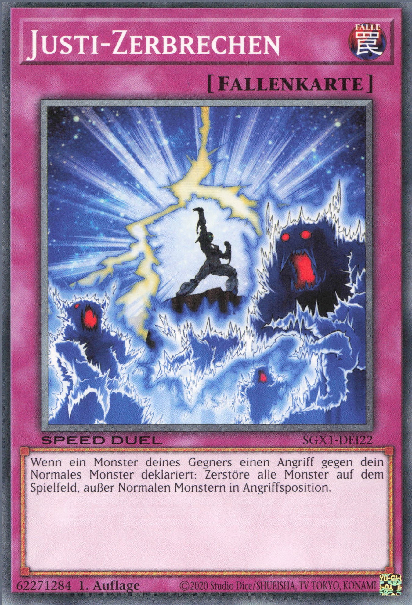 Yu-Gi-Oh! Justi-Zerbrechen