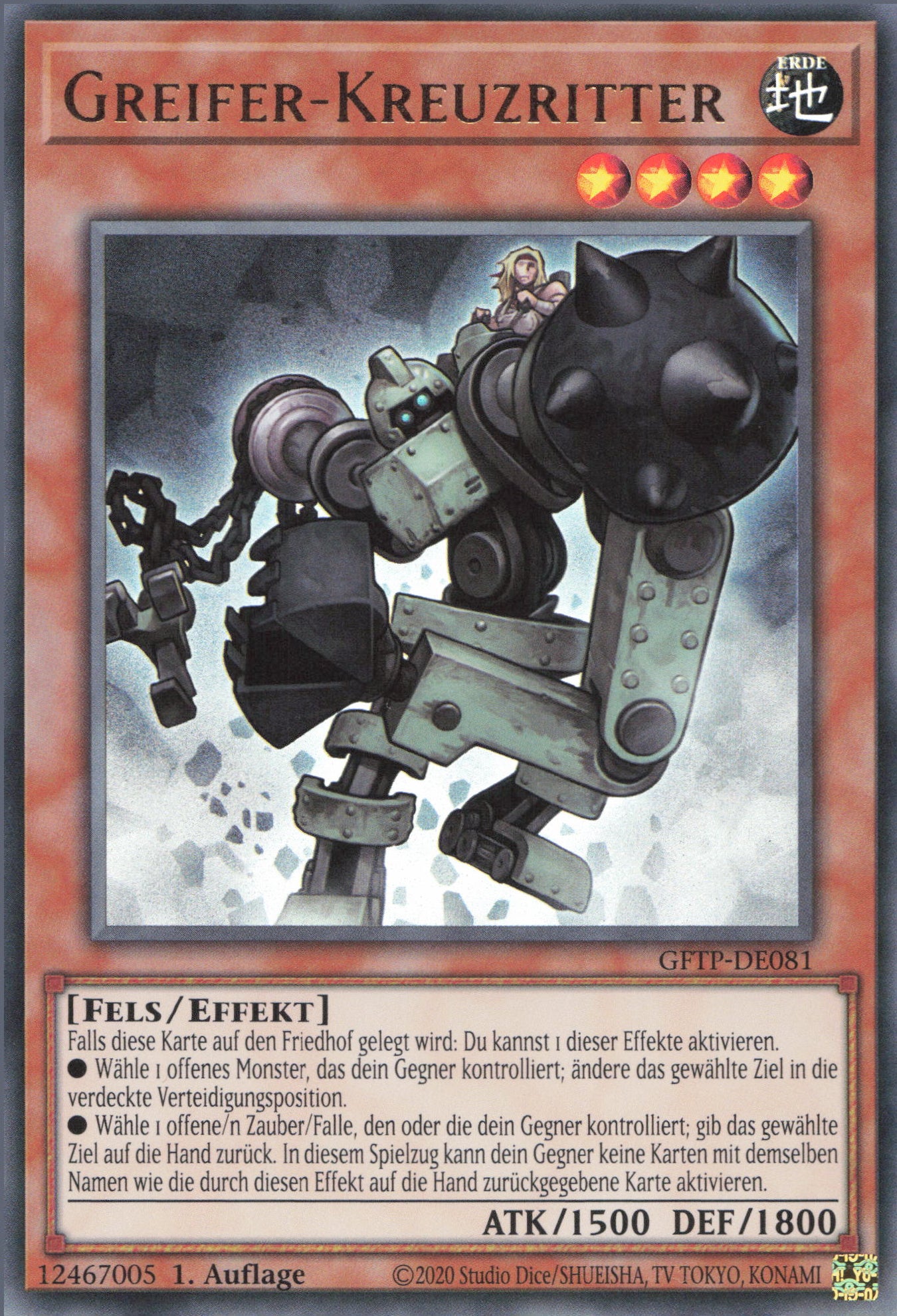 Yu-Gi-Oh! Greifer-Kreuzritter