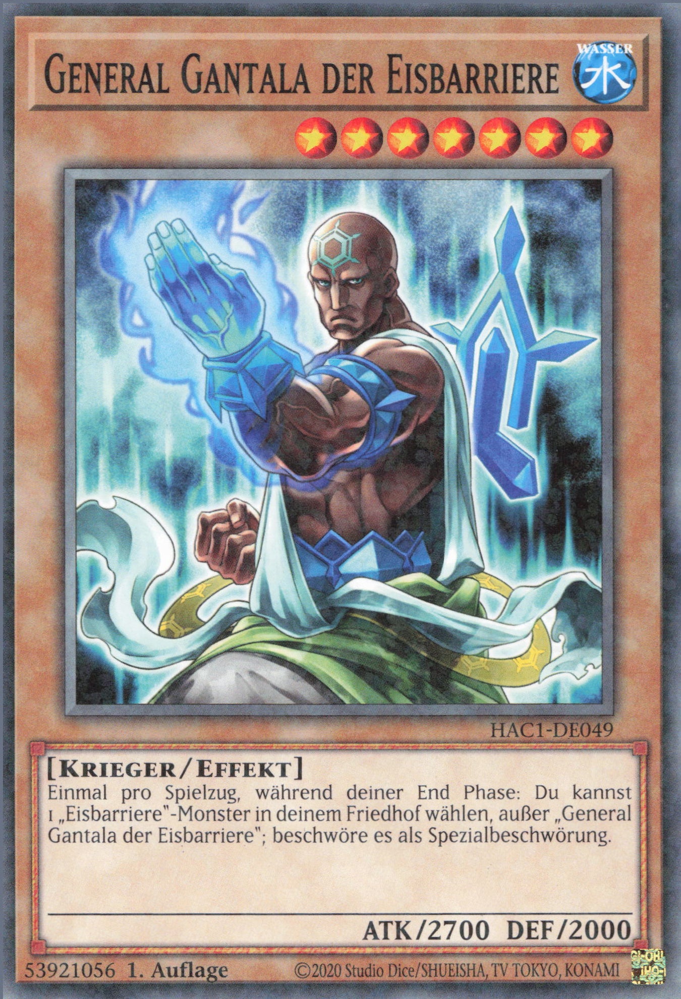 Yu-Gi-Oh! General Gantala der Eisbarriere (V.2)