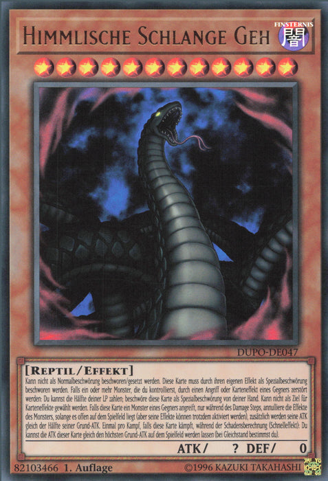 Himmlische Schlange Geh DUPO-DE047 Ultra Rare